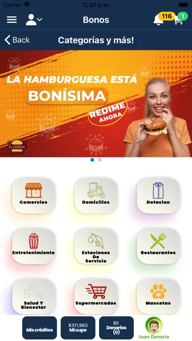 Скриншоты Denario Libranza Inteligente