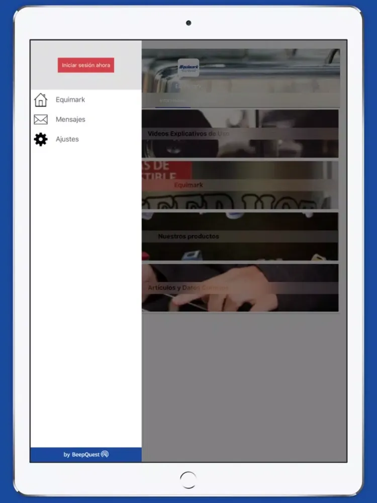 Capturas de pantalla de Equimark iPad 