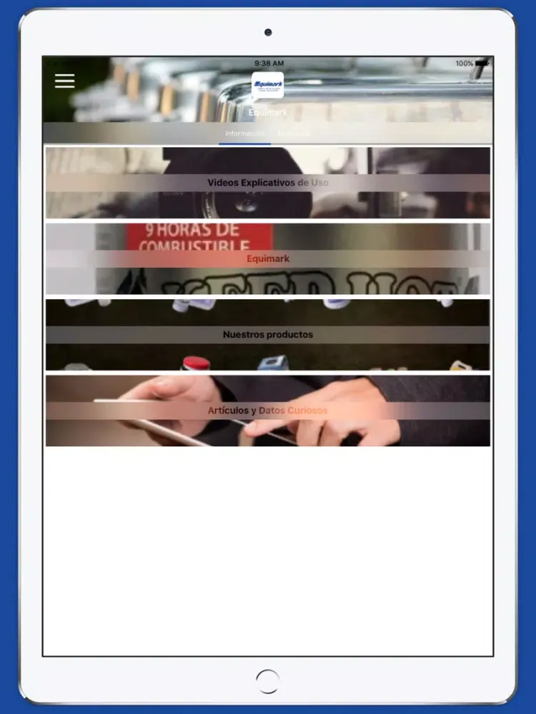 Capturas de pantalla de Equimark iPad 