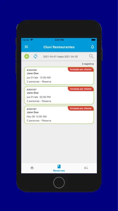 Скриншоты Cluvi Restaurantes