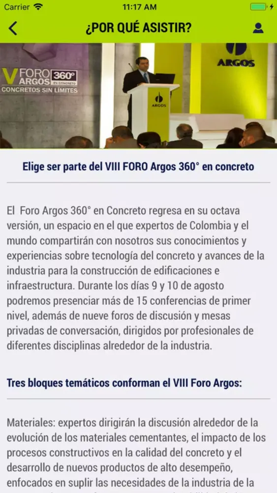 Скриншоты Foro Argos 360º en concreto