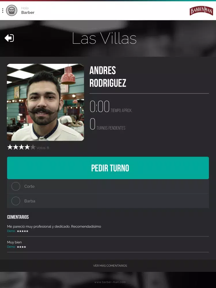 BarberMan iPad  Screenshots