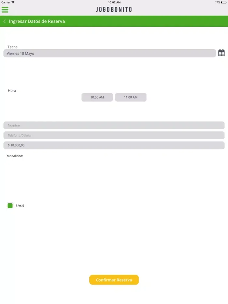 Captures d'écran de JB Clientes iPad 