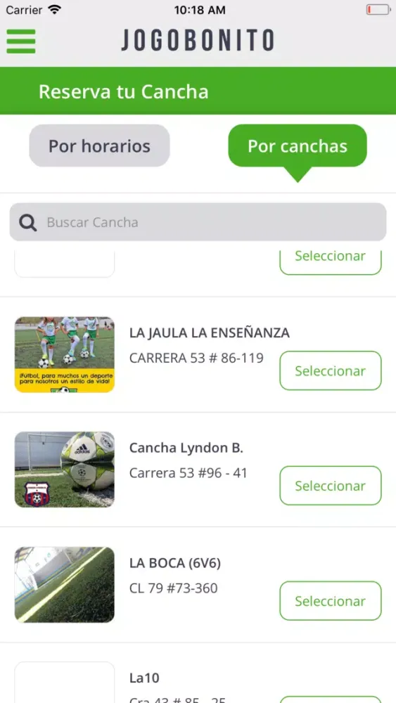Zrzuty ekranu Jogo Bonito App