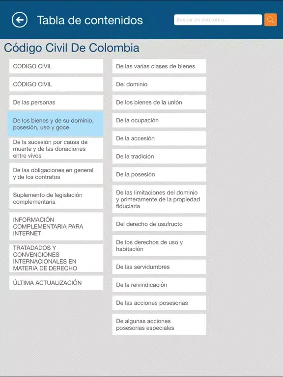 Publicaciones LEGIS iPad  Screenshots