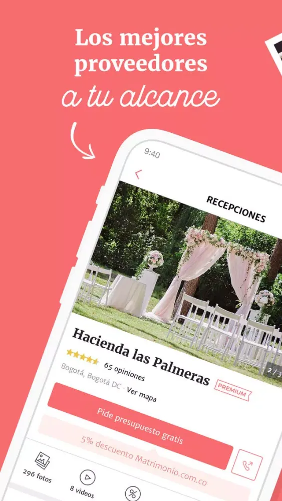 Tangkapan layar Matrimonio.com.co