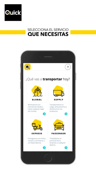 Quick App Screenshots