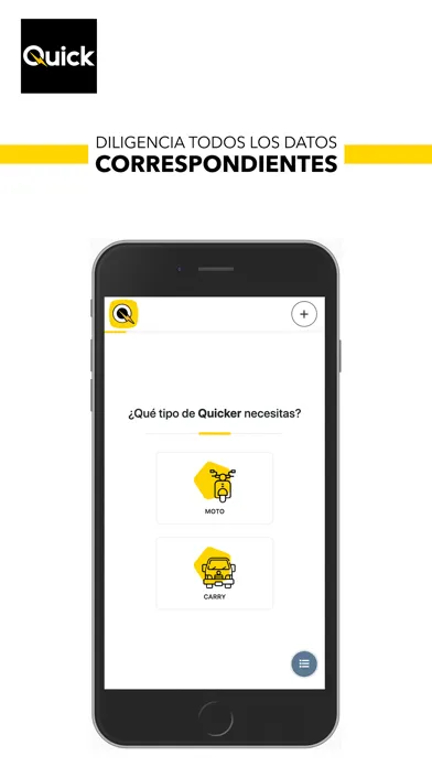 Quick App Screenshots