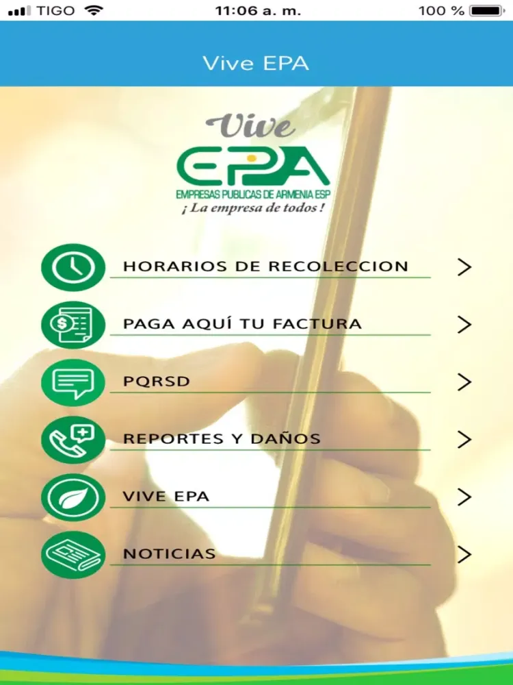 Vive EPA iPad  Screenshots