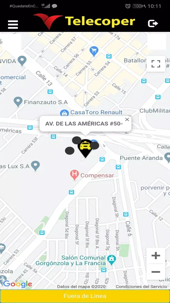 Taxis Telecoper Taxista应用截图
