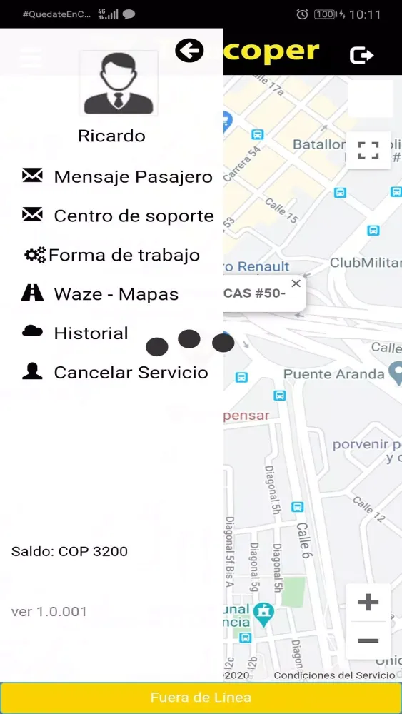 Taxis Telecoper Taxista应用截图
