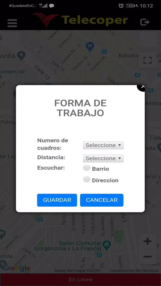 Taxis Telecoper Taxista应用截图