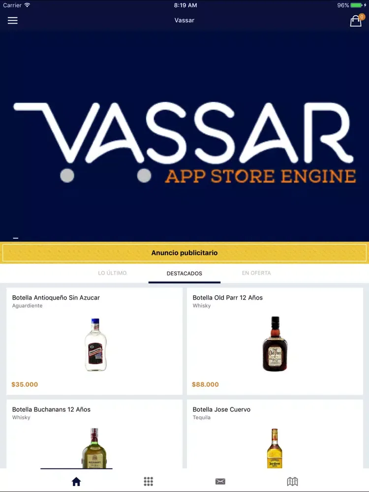 Capturas de pantalla de Vassar iPad 