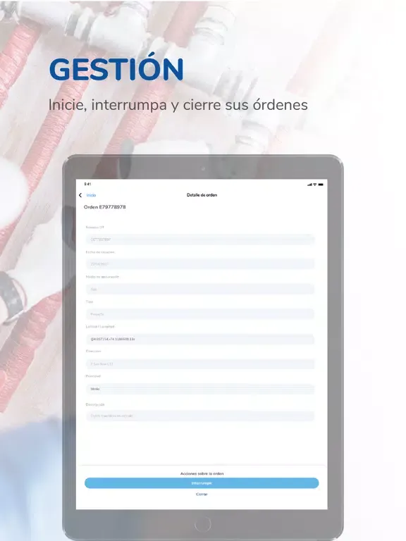 Gestión de Averias iPad  سکرین شاٹس