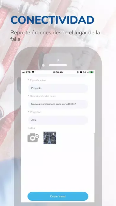 Gestión de Averias سکرین شاٹس