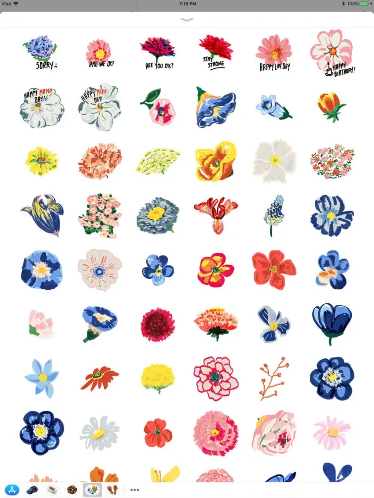 Capturas de tela do Flowery iPad 