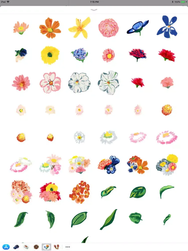 Capturas de tela do Flowery iPad 