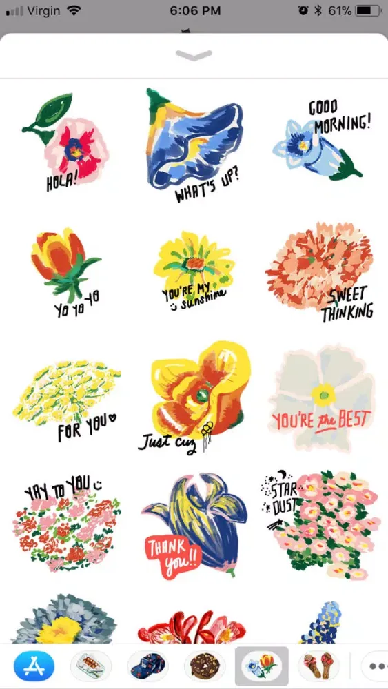 Capturas de tela do Flowery