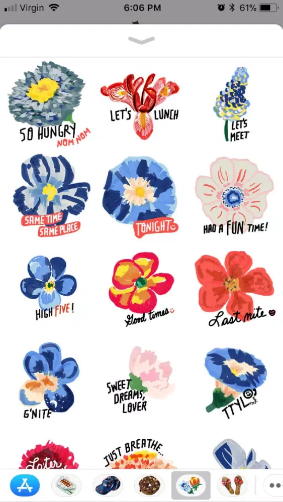Capturas de tela do Flowery