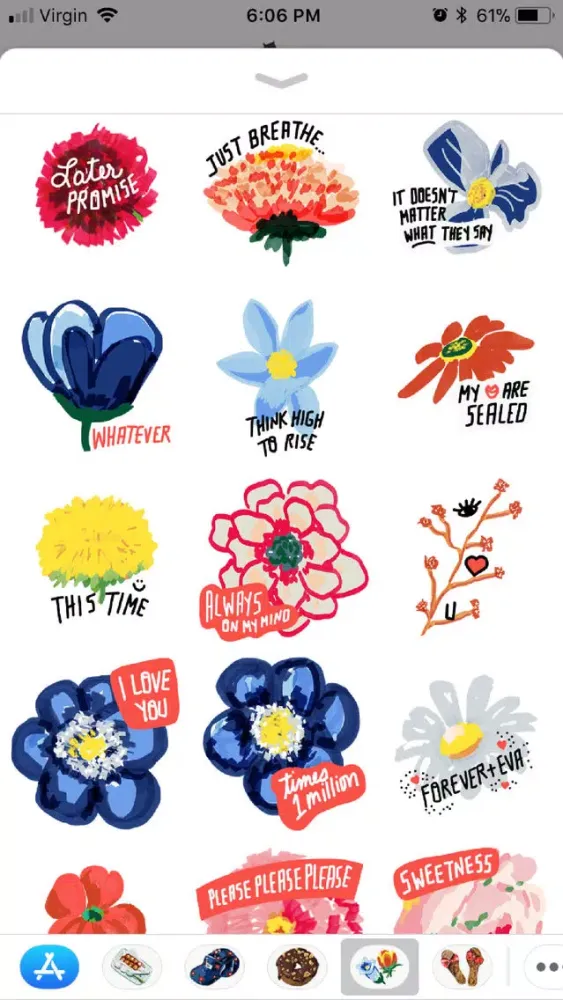 Capturas de tela do Flowery