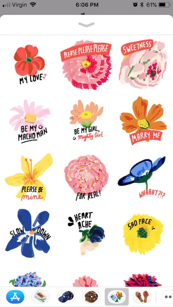Capturas de tela do Flowery