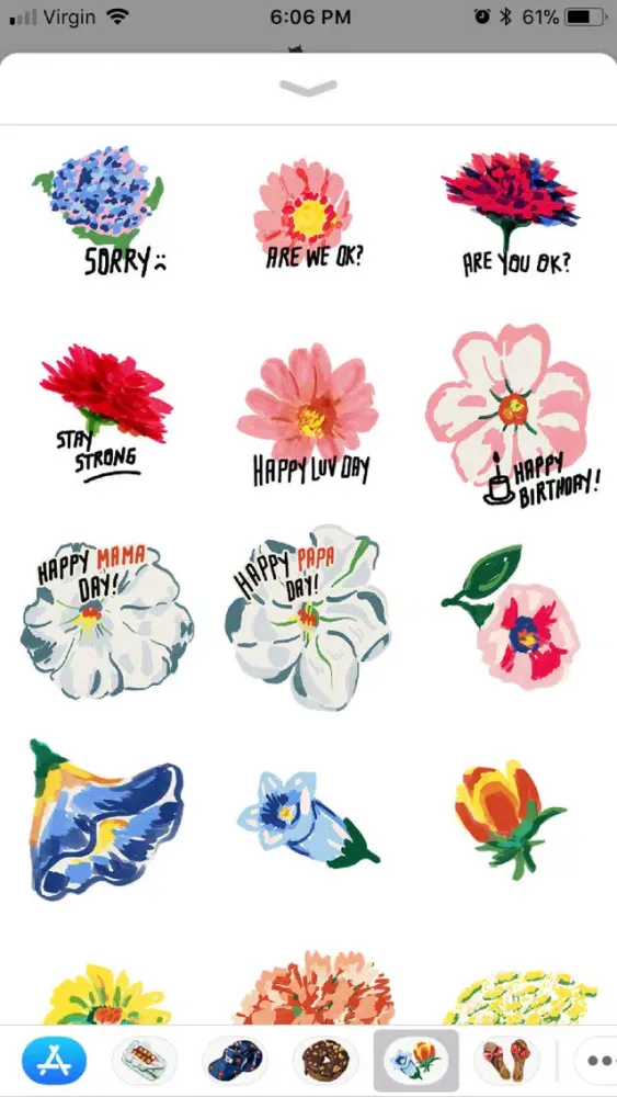 Capturas de tela do Flowery