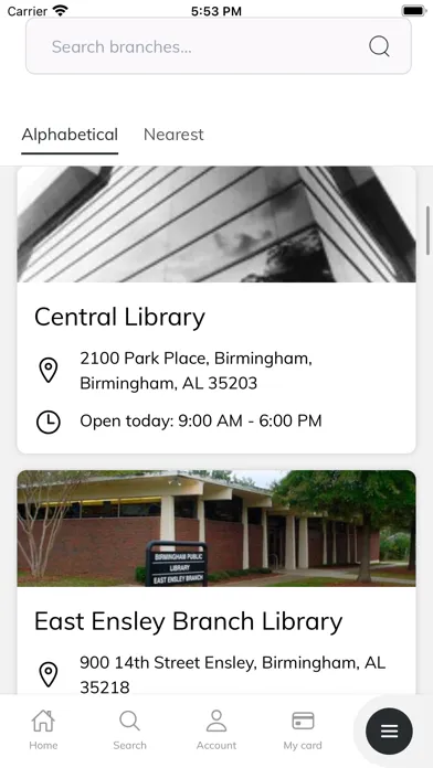 Screenshot di Birmingham Public Library