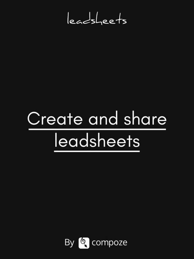 Capturas de pantalla de Leadsheets iPad 