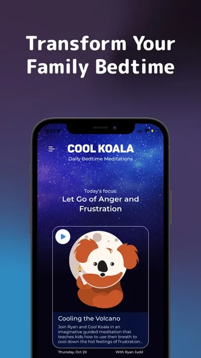 Capturas de tela do Cool Koala: Bedtime Meditation