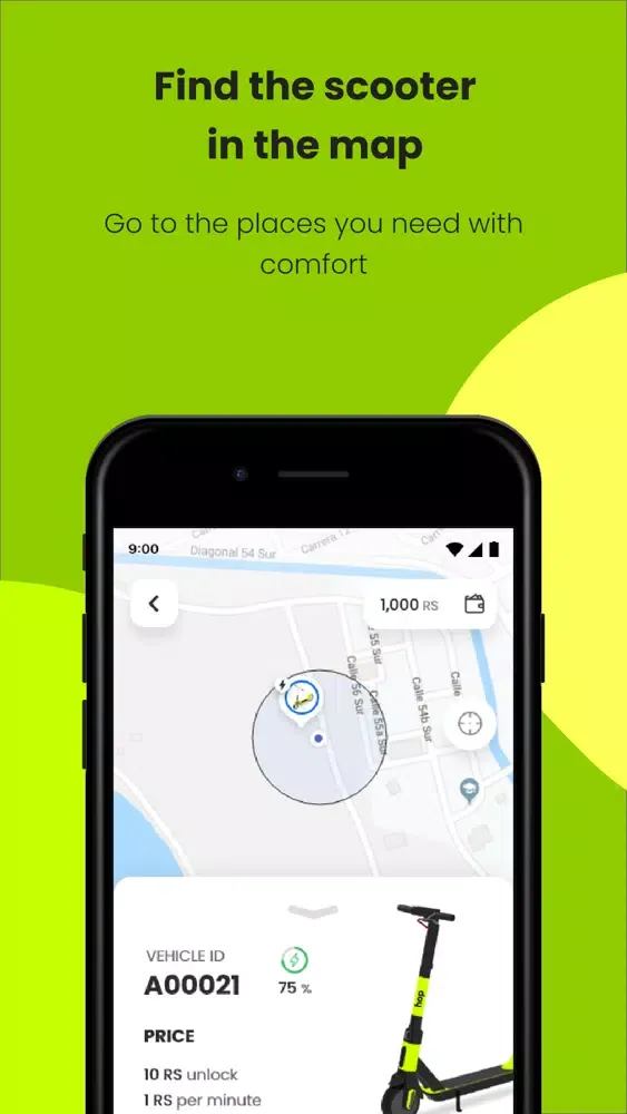 Capturas de pantalla de Hop Electric Scooter