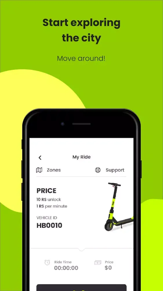 Capturas de pantalla de Hop Electric Scooter