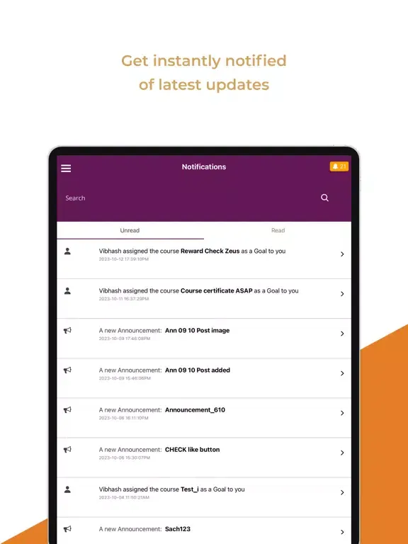 CAM Gurukul iPad  স্ক্রিনশট