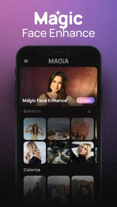 AI Photo Enhancer Editor MAGIA应用截图