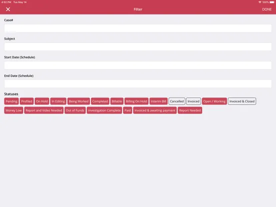 ภาพหน้าจอของ CROSStrax GPS Tracking iPad 