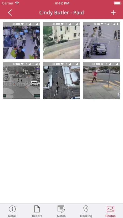 ภาพหน้าจอของ CROSStrax GPS Tracking
