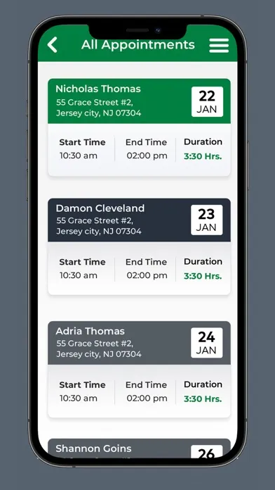 Capturas de tela do proteams.io