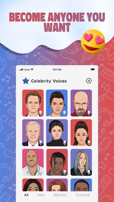 Zrzuty ekranu Celeb Pranks: AI Voice Changer