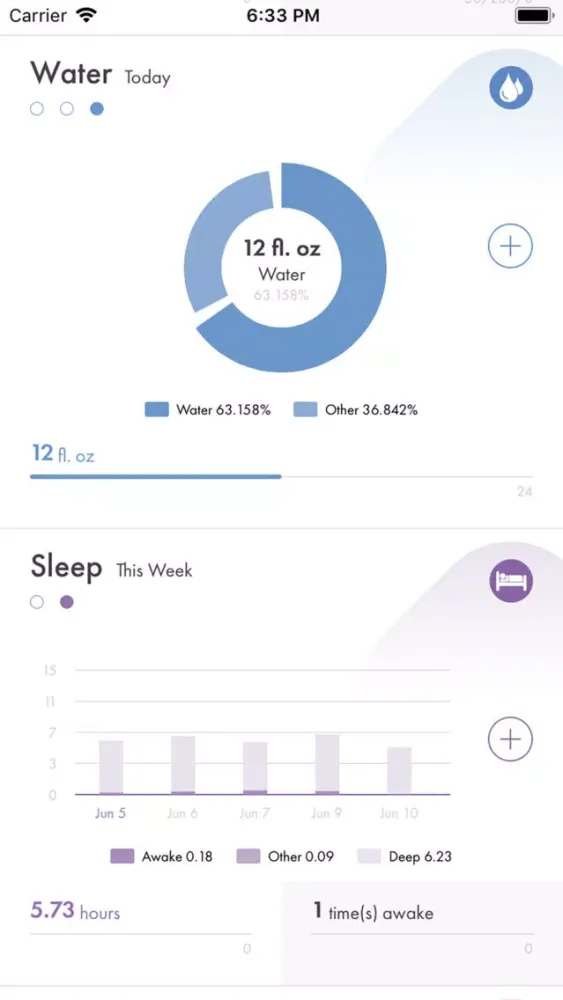 Tangkapan skrin HiT | Health info Tracker
