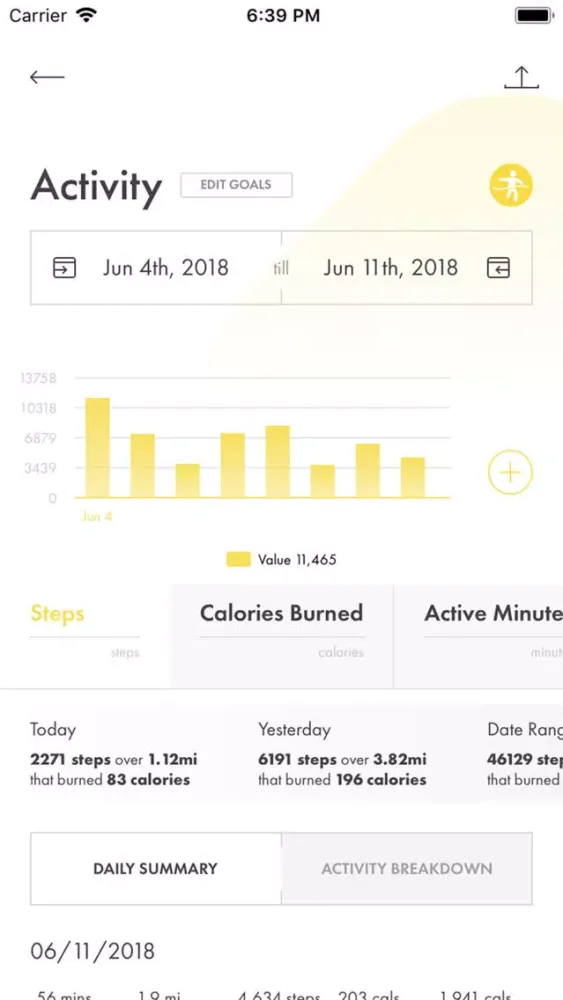Tangkapan skrin HiT | Health info Tracker