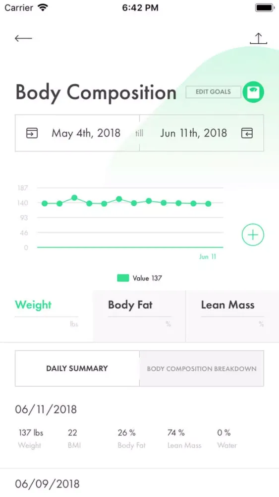Tangkapan skrin HiT | Health info Tracker