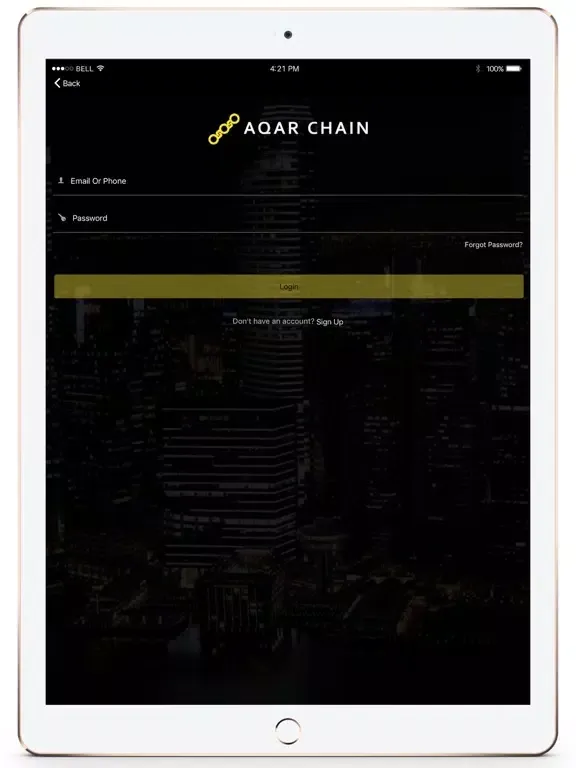 Aqar Chain iPad 应用截图