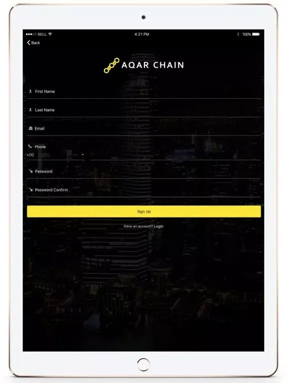 Aqar Chain iPad 应用截图