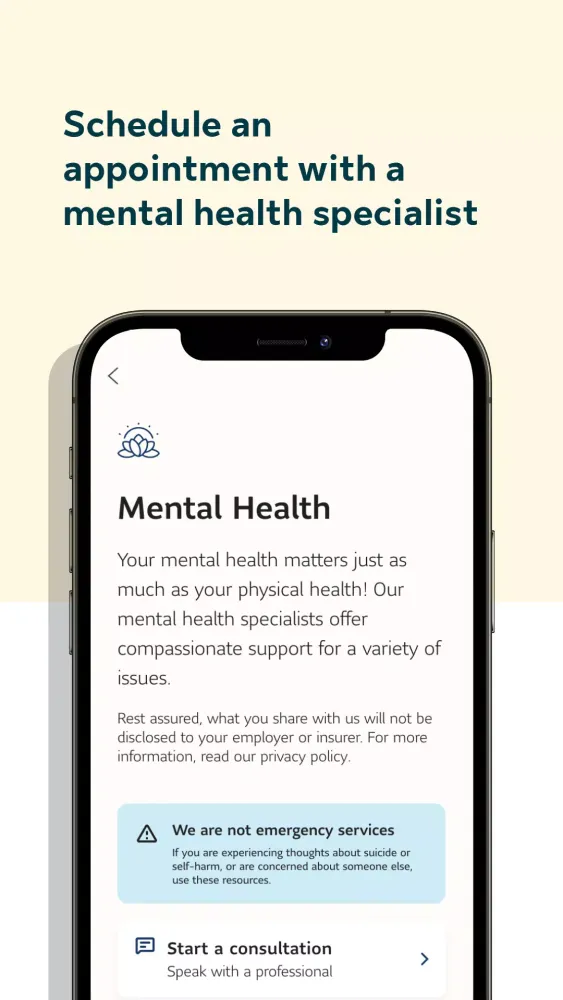 Lumino Health Virtual Care Screenshots
