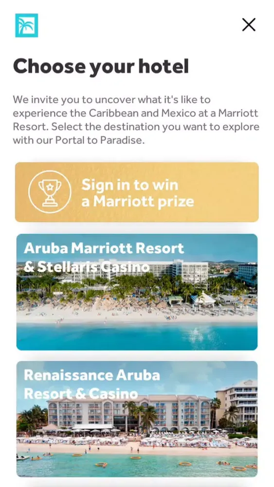 Marriott - Portal to Paradise应用截图