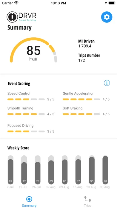 Ảnh chụp màn hình của DRVR Driver App