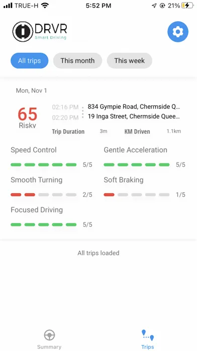 Ảnh chụp màn hình của DRVR Driver App