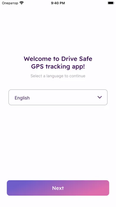 Tangkapan skrin Drive Safe Tracker