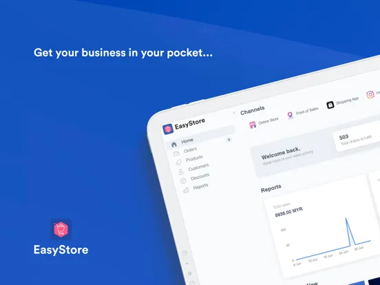 Capturas de tela do EasyStore: Ecommerce & POS iPad 