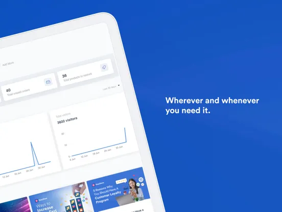 Capturas de tela do EasyStore: Ecommerce & POS iPad 