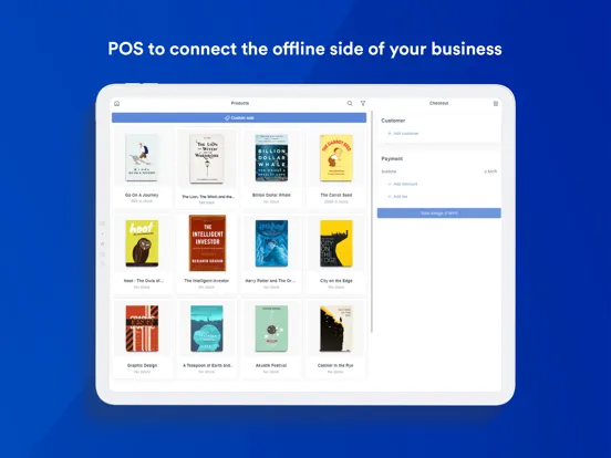 Capturas de tela do EasyStore: Ecommerce & POS iPad 